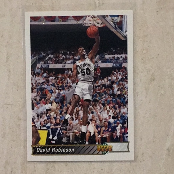 David Robinson 1992 - 93 Basketball Cards NBA Fleer Upper Deck Lot Of 6 Card - Picture 8 of 16